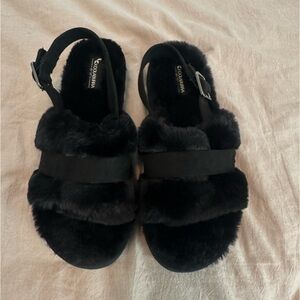 Black Slippers